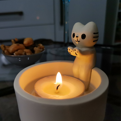 Candle-carrying cat ®